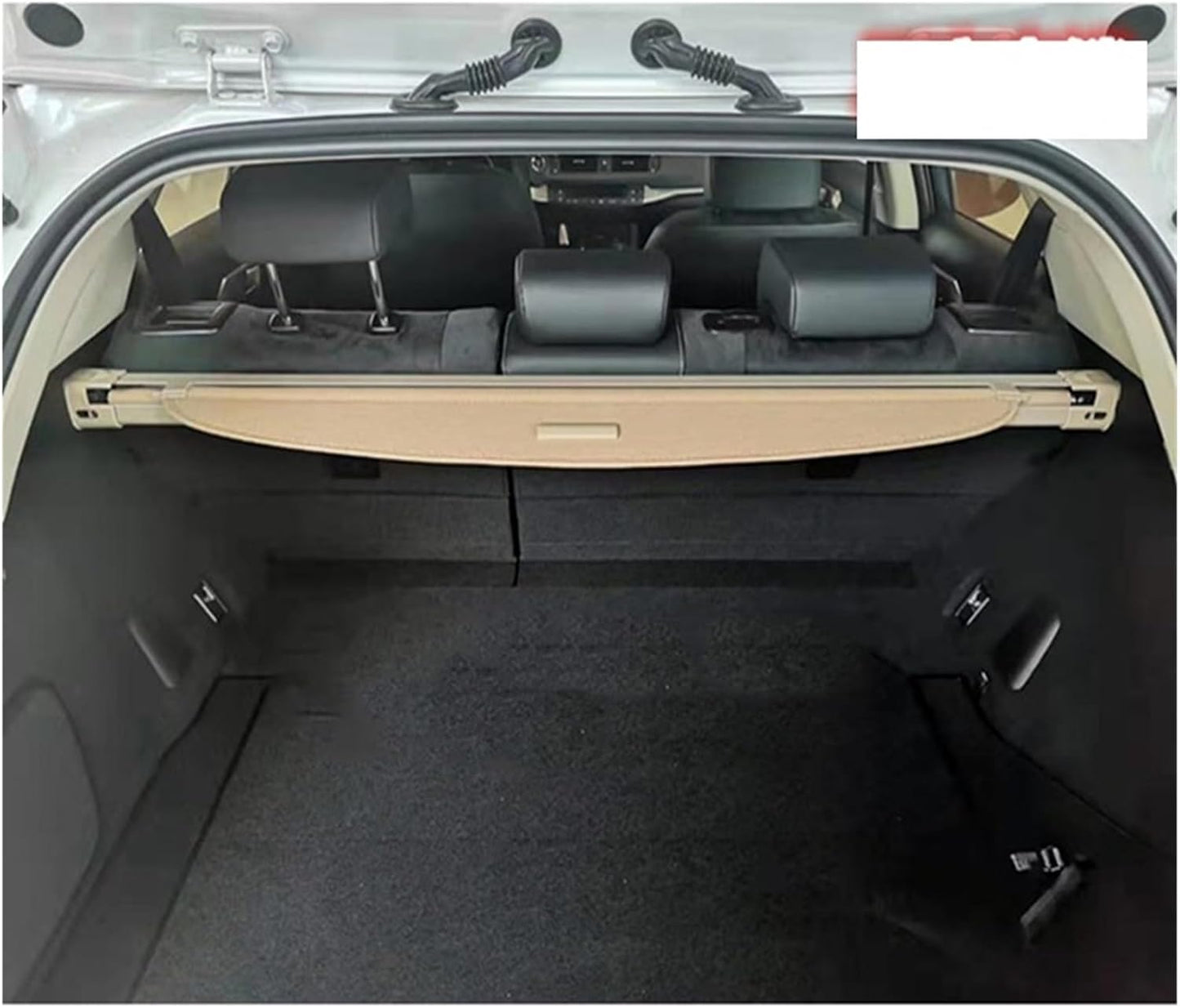 Trunk Cargo Cover Compatible with Lexus CT200h CT F Sport 2011-2022 Security Shield Rear Luggage Curtain Partition Privacy Car Accessories (Color : Black-b1)