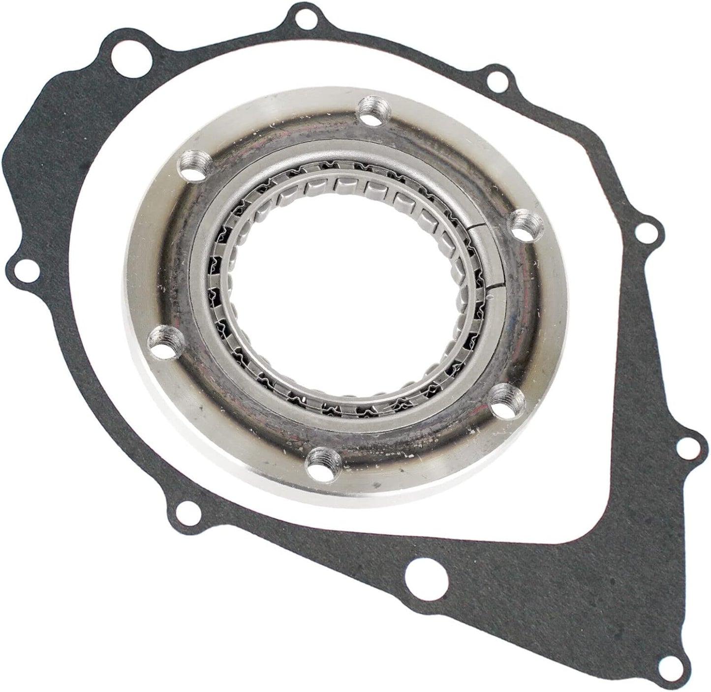 Replacement For Compatible With Starter Clutch One Way Bearing & Gasket for Yamaha Warrior 350 YFM350 1990-2004