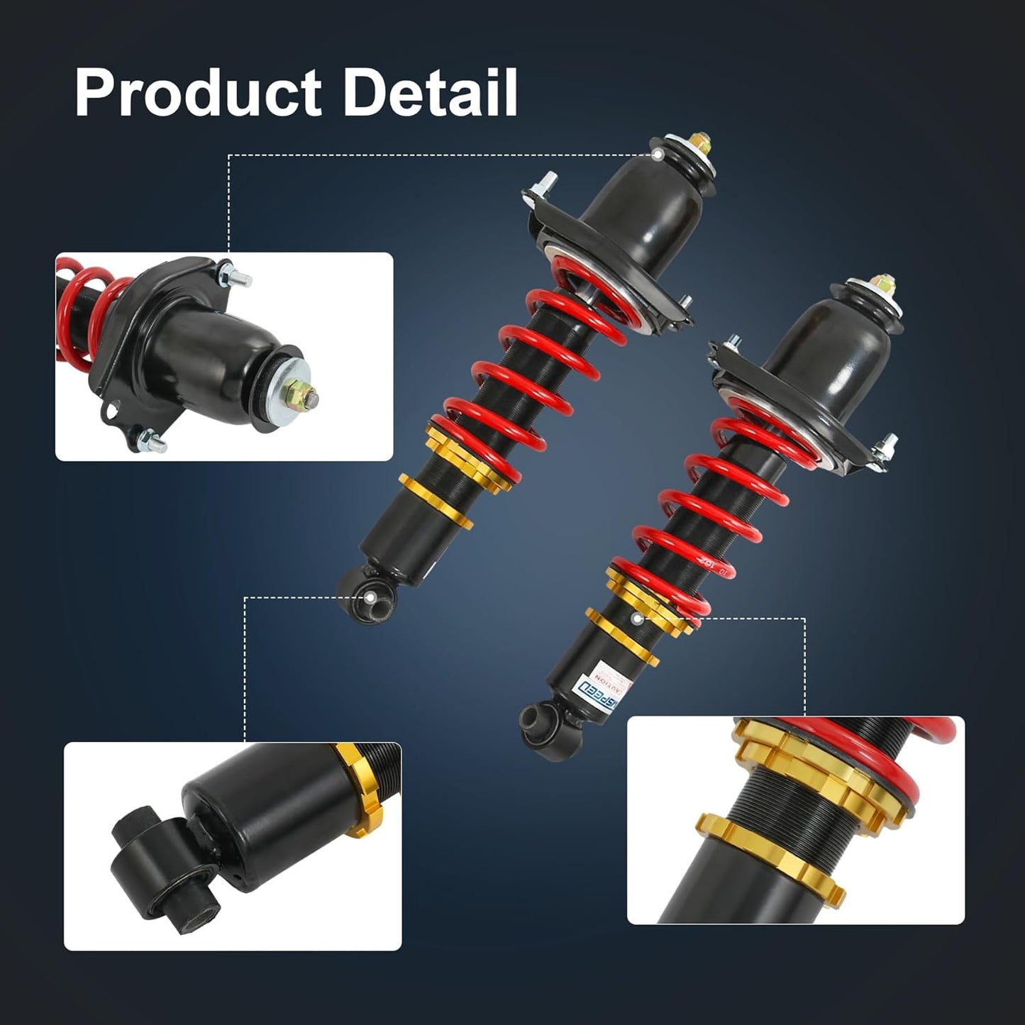 Coilover Suspension Struts Replacement For Toyota Celica 2000-2006 Coil Spring Shock Absorber Coilovers Suspension Strut Kit Assembly