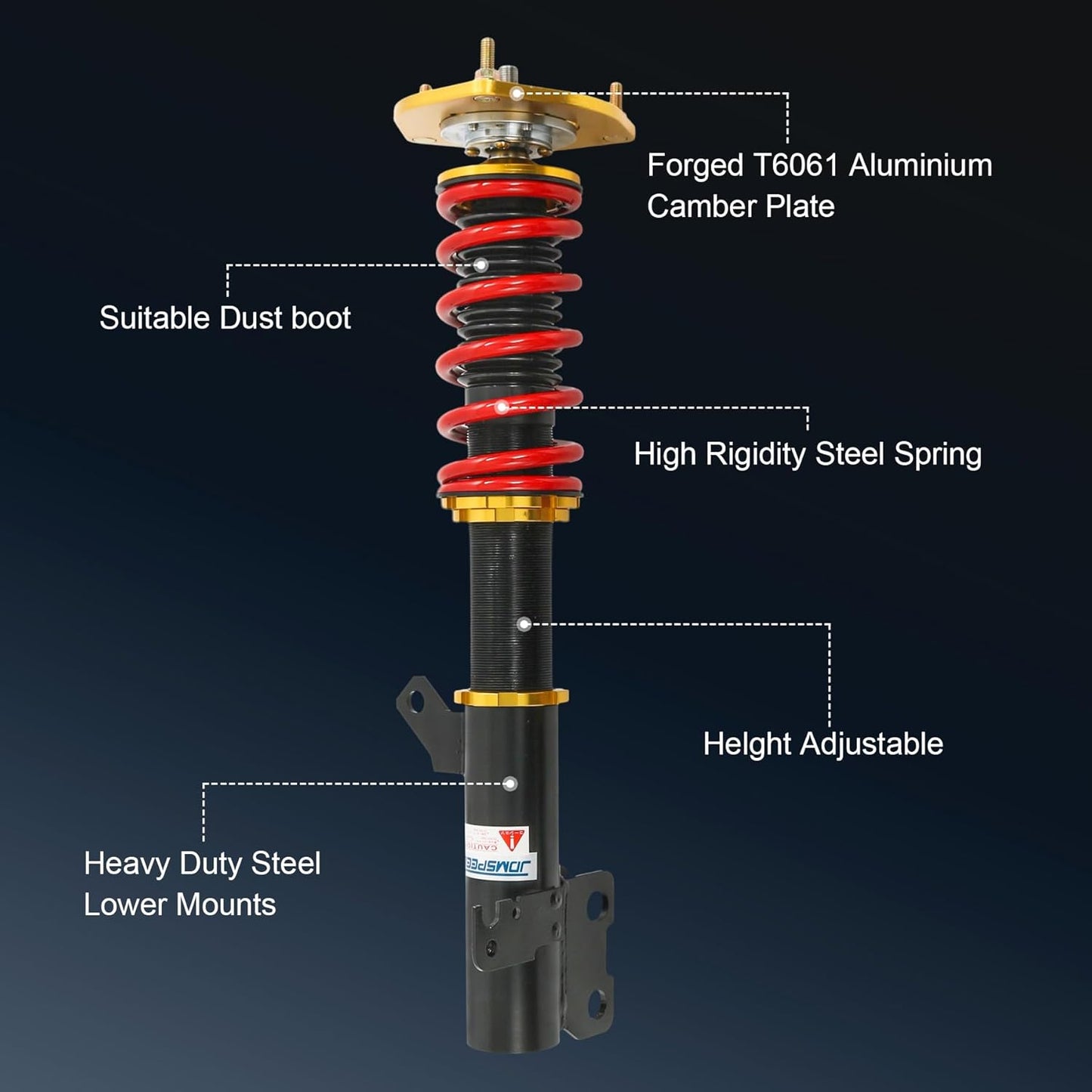 Coilover Suspension Struts Replacement For Toyota Celica 2000-2006 Coil Spring Shock Absorber Coilovers Suspension Strut Kit Assembly