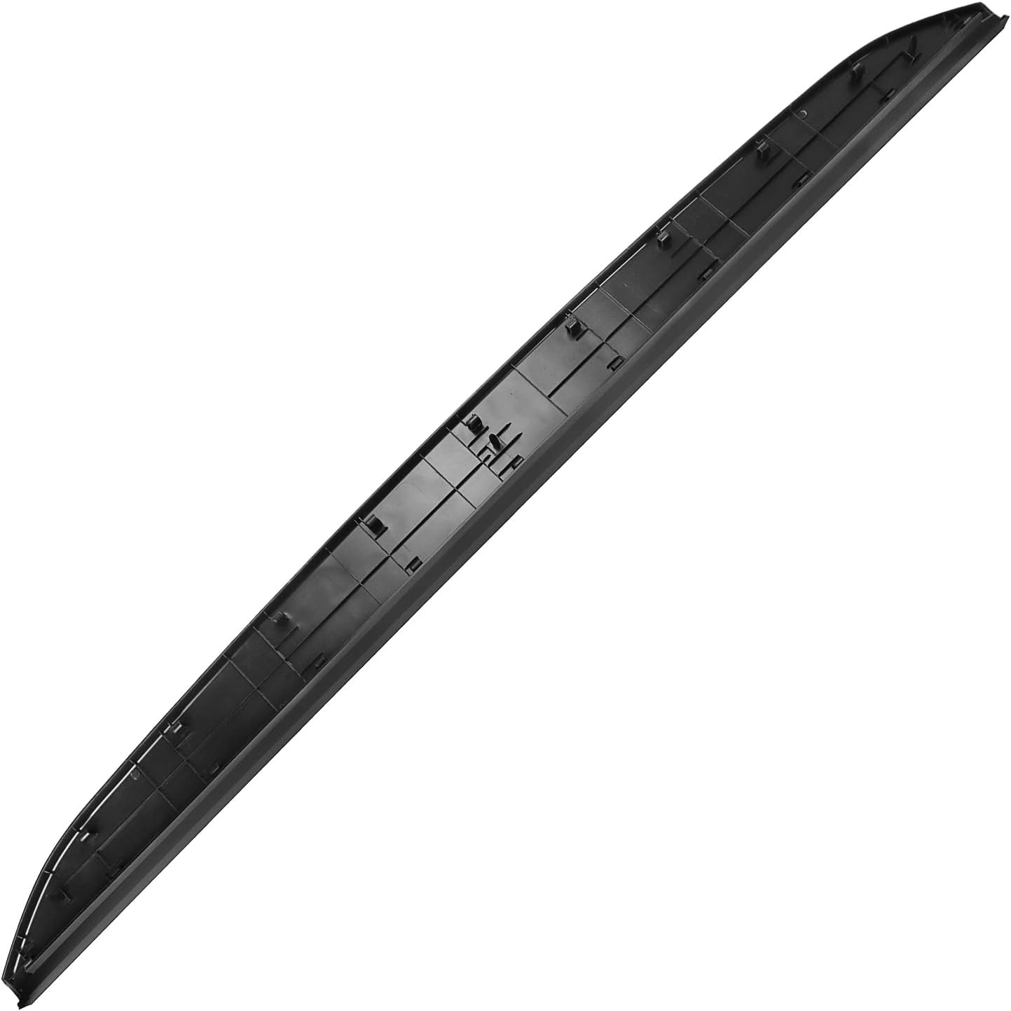 Chrome Tailgate Bed Cap Molding for 2016-2021 Titan V8, Black
