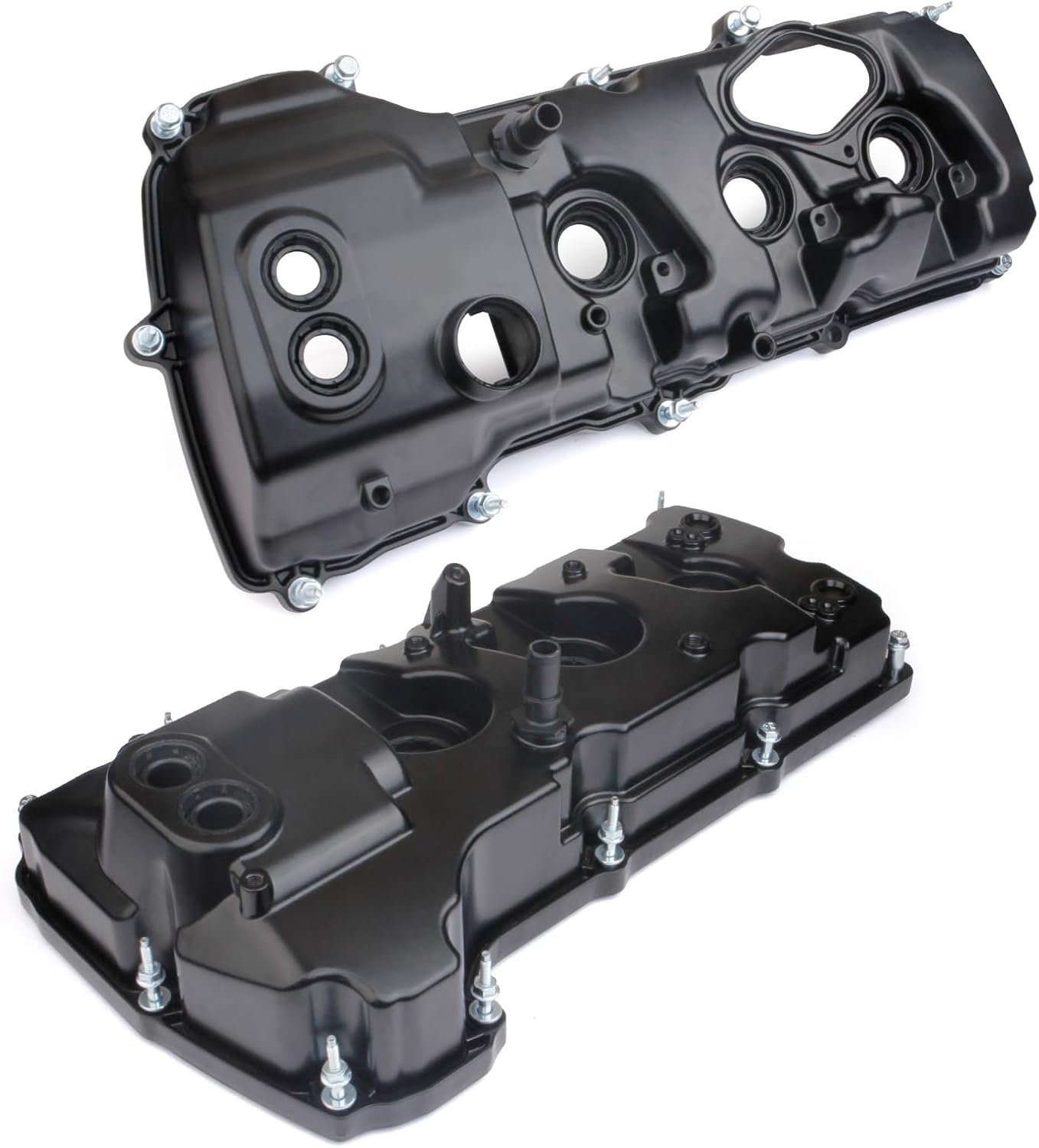 MITZONE Upgrade Aluminum Valve Covers Left and Right Compatible with 2013-2019 Ford F-150 Expedition Transit Navigator 3.5 Turbo