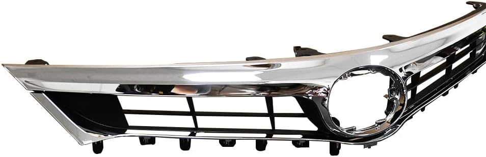 Compatible with 2013 2014 2015 AVALON Upper Grille Front Bumper Upper Mesh Grille Chrome Grill