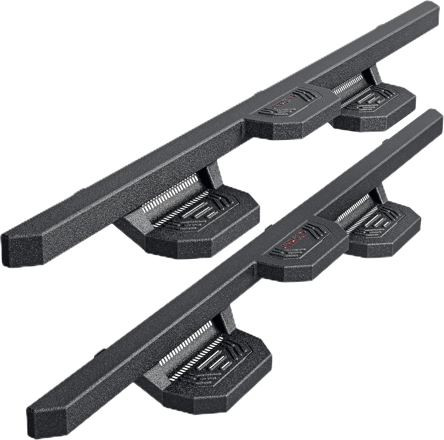 Running Boards Compatible with 2007-2018 Chevy Silverado/GMC Sierra 1500 Crew Cab, 2007-2019 Silverado/Sierra 2500HD 3500HD Side Step Nerf Bars