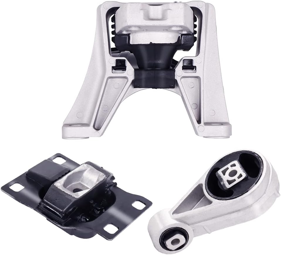 Engine Motor Mount Set 3pcs - Fits for 2005 2006 2007 Ford Focus 2.0L & 2003-2007 Ford Focus 2.3L & 2010-2013 Transit Connect 2.3L, A5495 A2939 A2986