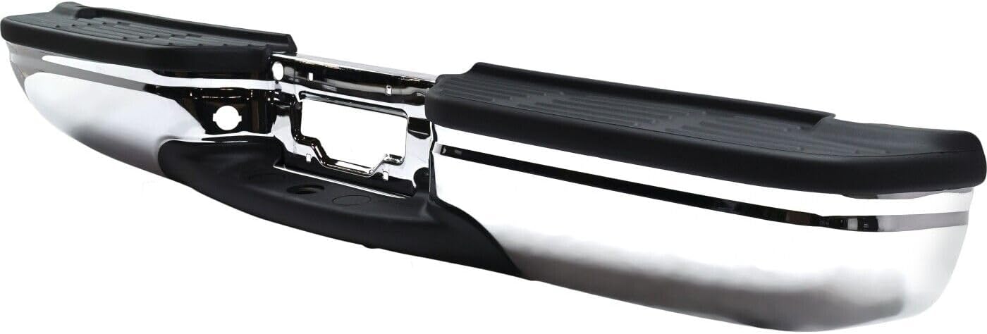 FITRITE AUTO PARTS New Step Bumper Assembly For 1999-2007 Ford F-Series Super Duty, With Pad Provision, With Mounting Bracket, Chrome, Fleetside, Regular Cab/SuperCab FO1101141 YC3Z17906GA