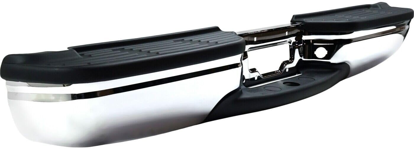 FITRITE AUTO PARTS New Step Bumper Assembly For 1999-2007 Ford F-Series Super Duty, With Pad Provision, With Mounting Bracket, Chrome, Fleetside, Regular Cab/SuperCab FO1101141 YC3Z17906GA