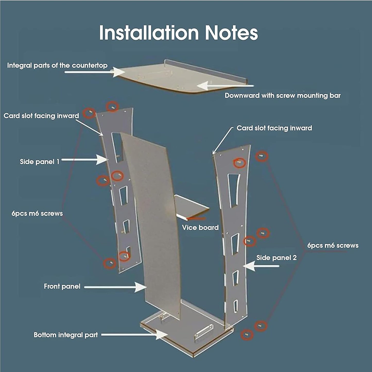 Podium, Acrylic Lectern Pulpit Transparent Podium, Led Podium with Remote Control, Used in Church, School, Hotel Podium and Imported Colored Lights,Clear