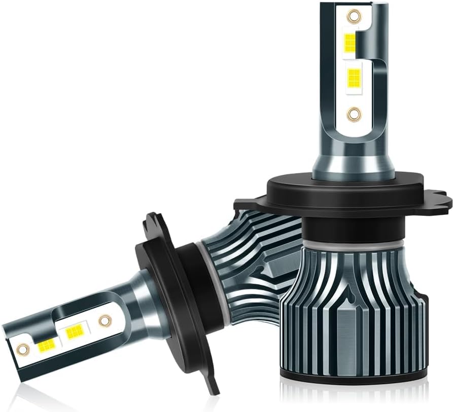 A8 Light Bulbs 12000LM 400% Brighter 3570 Chips Fog Bulb, Plug and Play 6500K Cool White, IP68 Waterproof, Pack of 2, Interior Light Dome Map Door License Plate Lights (H4) (h4/9003/hb2)