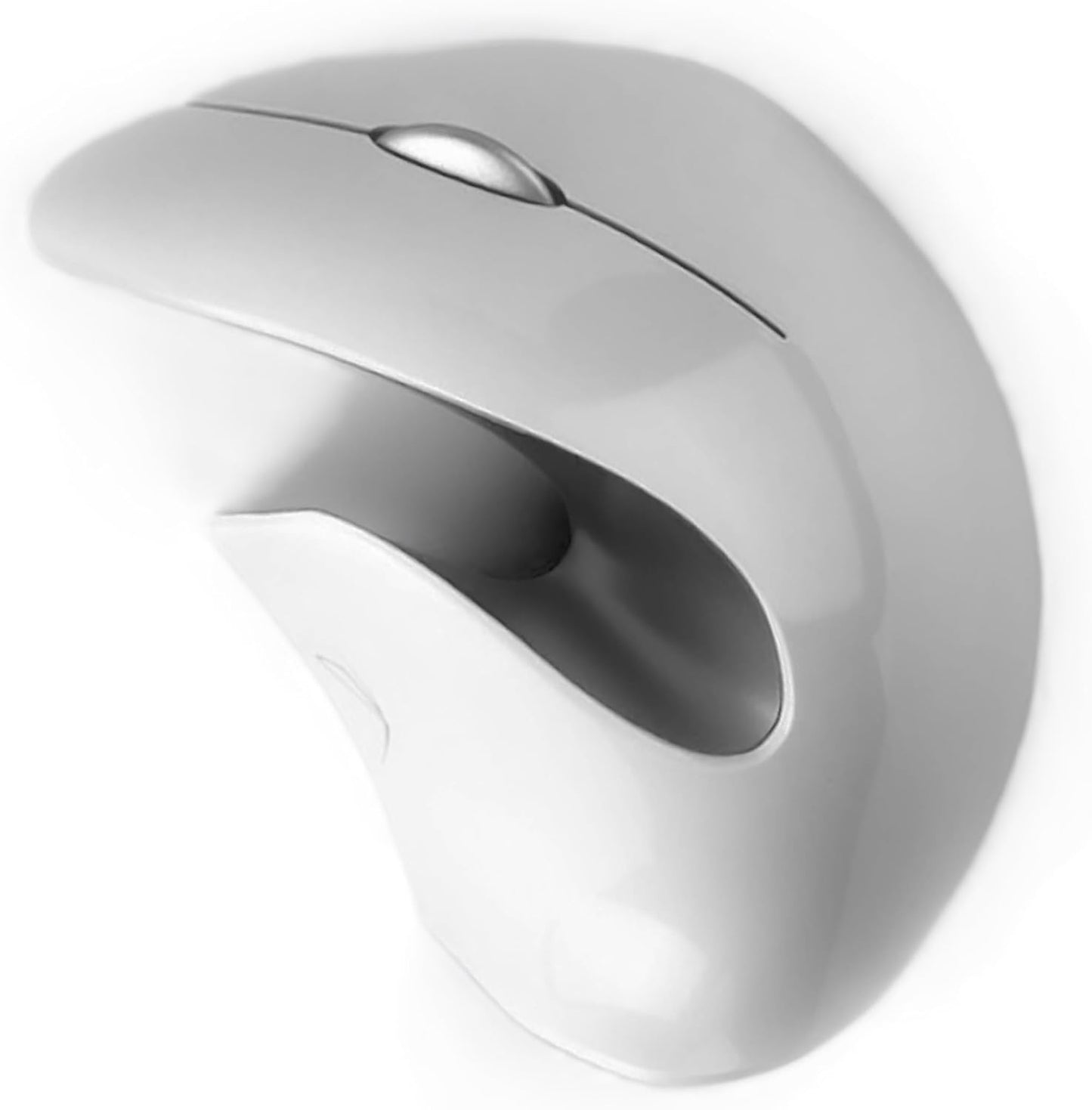 PAM Pro Advanced Ergonomic Mouse Clinically Tested, Reduces Muscle Strain, Wireless USB, Bluetooth, 4K DPI, Quiet Clicks, Easy Switch, Silent Smartwheel, Windows/Mac/Chrome/Linux/Android, White