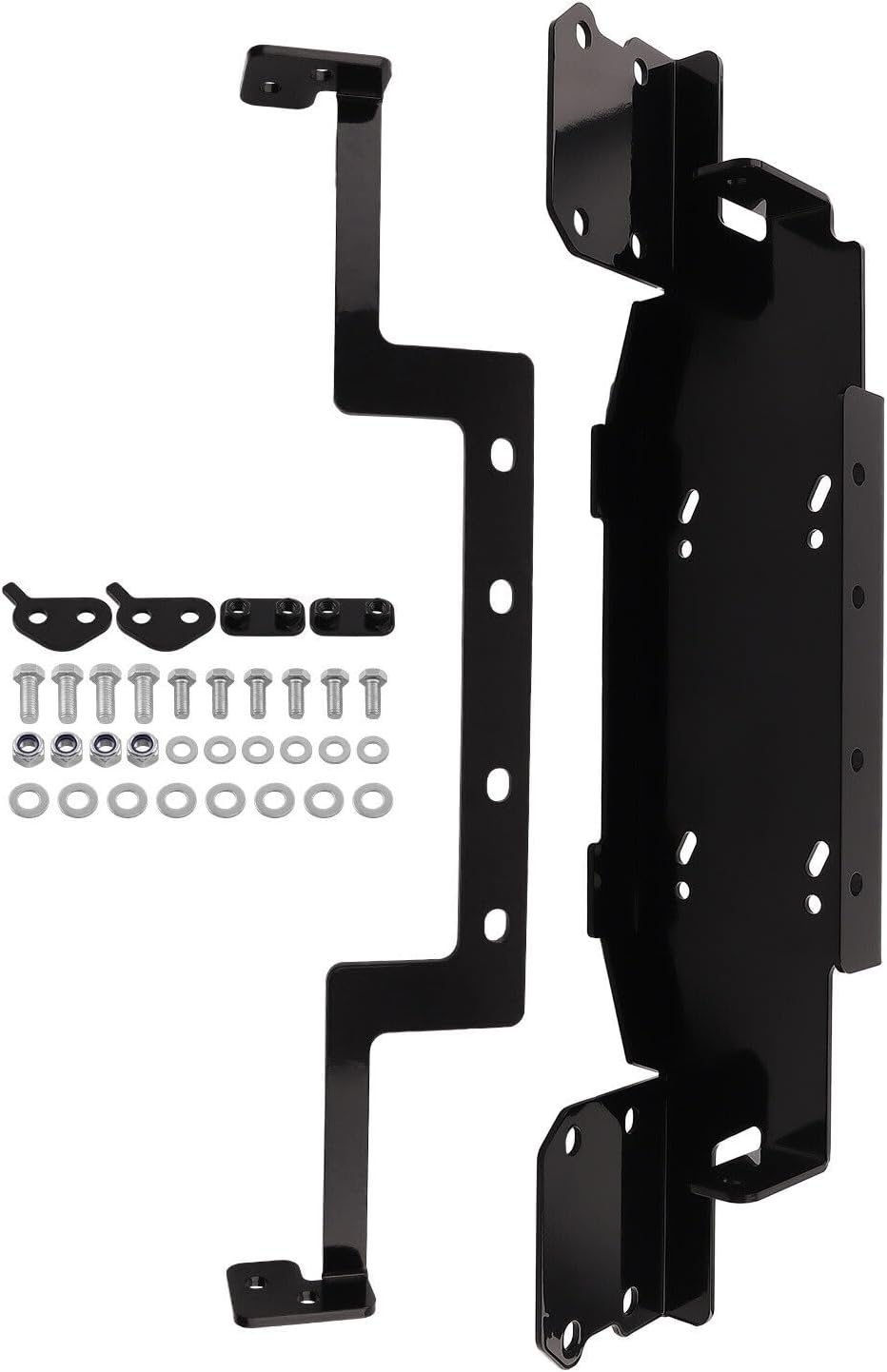 Winch Mount Plate For Jeep Wrangler Jl/jlu With Metal Bumper 2018 2019 2020 2021