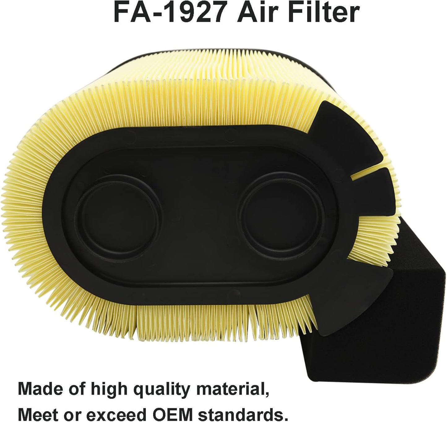 FA-1927 Air Filter Compatible with Motorcraft Fa1927 air filter Replacement for Ford 2017-2019 F250 F350 Air Filter with 6.7L V8 Powerstroke Diesel Engine, Replace HC3Z-9601-A FA1927 PA8219