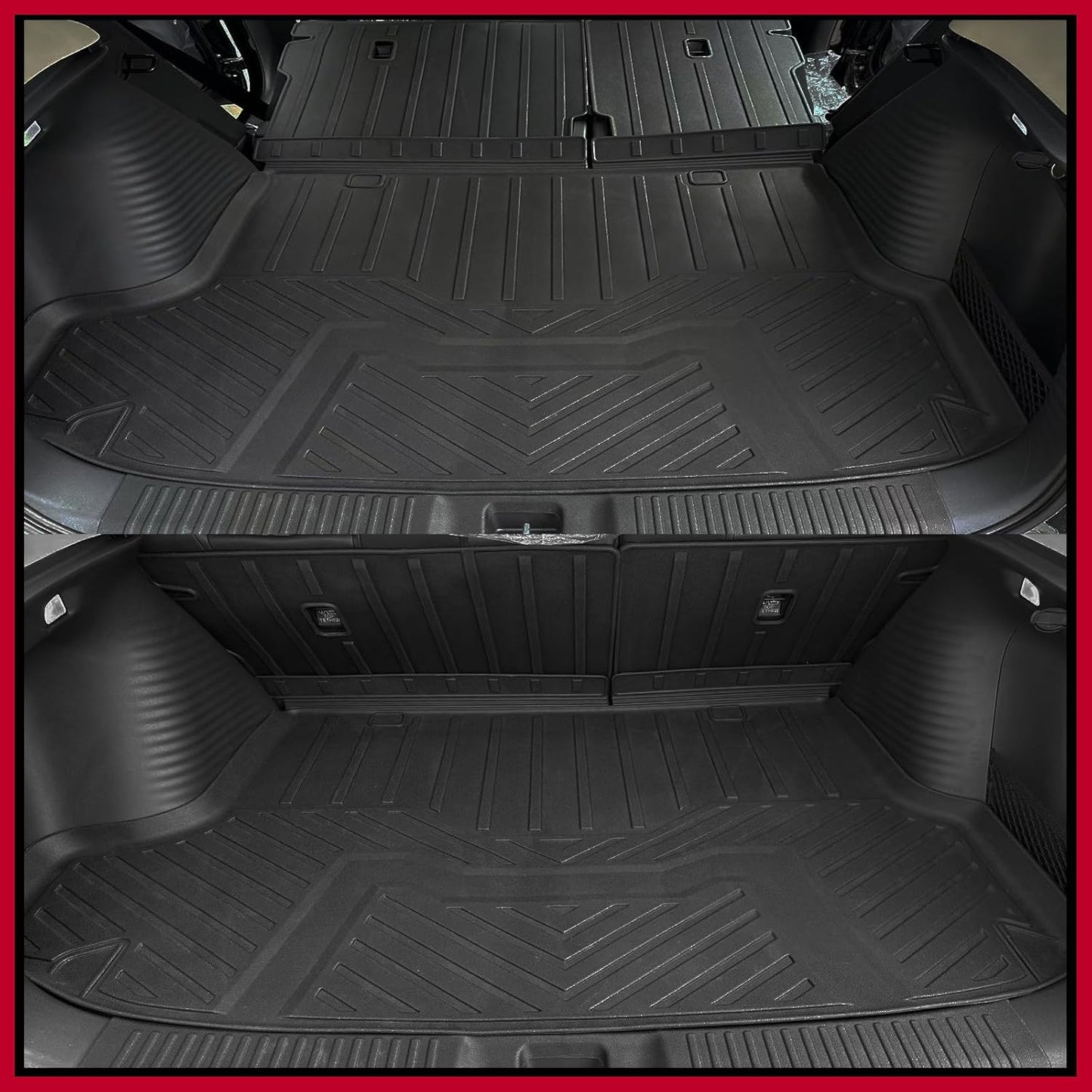 Naibeve Floor Mats for 2023 2024 2025 Honda HRV HR-V/2025 Acura ADX - All Weather for Honda HR-V All Weather Floor Mats and Cargo Mat and Backrest Mat and Door Edge Protector Accessories