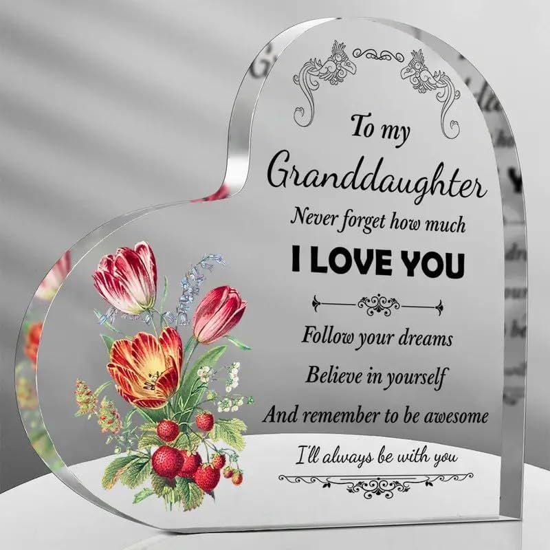Acrylic Heart shaped Gratitude Mother Decoration Ornament Gifts For Mum From Daughter Son Best Personalised Mum Gifts Ideas I Love You Mummy Presents For Mum Heart Acrylic Decor For Mothers Day (around 80 to 100 pieces)