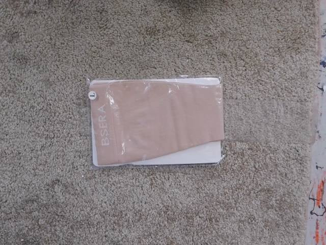 Open Box, BSERA Calf Compression Sleeve Women, 2 Pairs 15-20mmHg Calf Support Footless Compression Socks Stockings for Shin Splints, Varicose Veins, Recovery (Nude/Skin, Small)