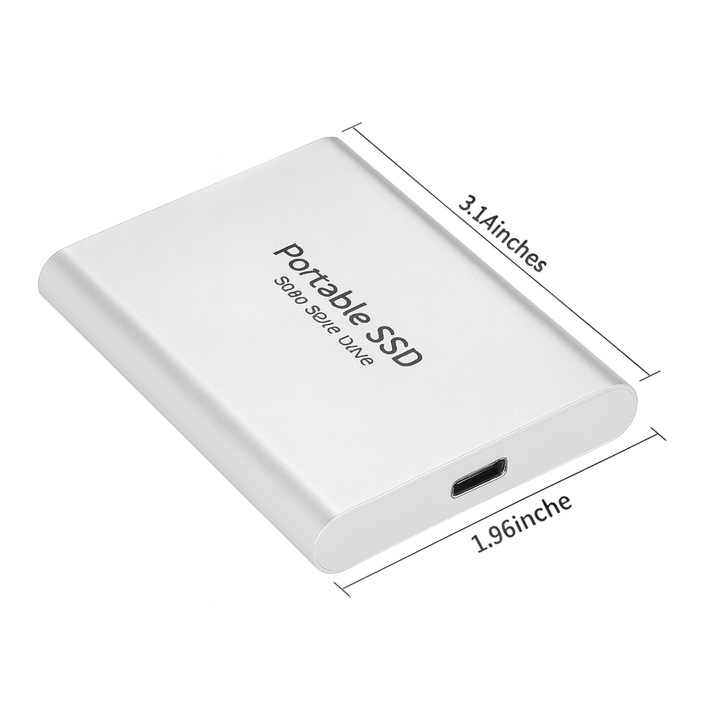 14TB, Portable SSD - Compact External Storage, Fast Transfer for Daily Files & Media