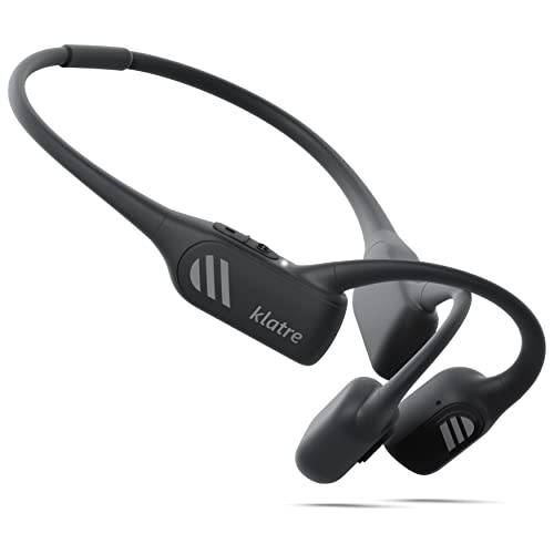 klatre LS1 Open Ear Bone Conduction Headphones Bluetooth 5.2 | Sweatproof and Water Resistant | Wireless Bone Conduction Sport Headset ...