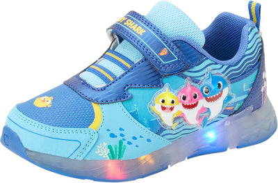 Nickelodeon Boy's Baby Shark Shoes – Laceless LED Light Up Sneakers (Toddler/Little Kid)
Size 10M