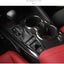 XITER 1Pcs ABS Carbon Fiber Black Gear Shift Knob Console Panel Trims Cover Cup Holder Decor Sticker for Toyota Camry LE SE TRD SE 2018 2019 2020 2021 2022 2023 2024-Without Seat Heater Switch