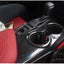 XITER 1Pcs ABS Carbon Fiber Black Gear Shift Knob Console Panel Trims Cover Cup Holder Decor Sticker for Toyota Camry LE SE TRD SE 2018 2019 2020 2021 2022 2023 2024-Without Seat Heater Switch