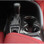 XITER 1Pcs ABS Carbon Fiber Black Gear Shift Knob Console Panel Trims Cover Cup Holder Decor Sticker for Toyota Camry LE SE TRD SE 2018 2019 2020 2021 2022 2023 2024-Without Seat Heater Switch