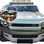 Front Grille Trim Strips For Land Rover Defender 90 110 2020-2022 Grille Trim Strips Cover Frame Car Decorations Stickers (Matte Black)