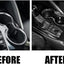 XITER 1Pcs Lacquer Black ABS Gear Shift Knob Console Panel Trims Cover Cup Holder Decor Sticker for Toyota Camry LE SE TRD SE 2018 2019 2020 2021 2022 2023 2024-Without Seat Heater Switch