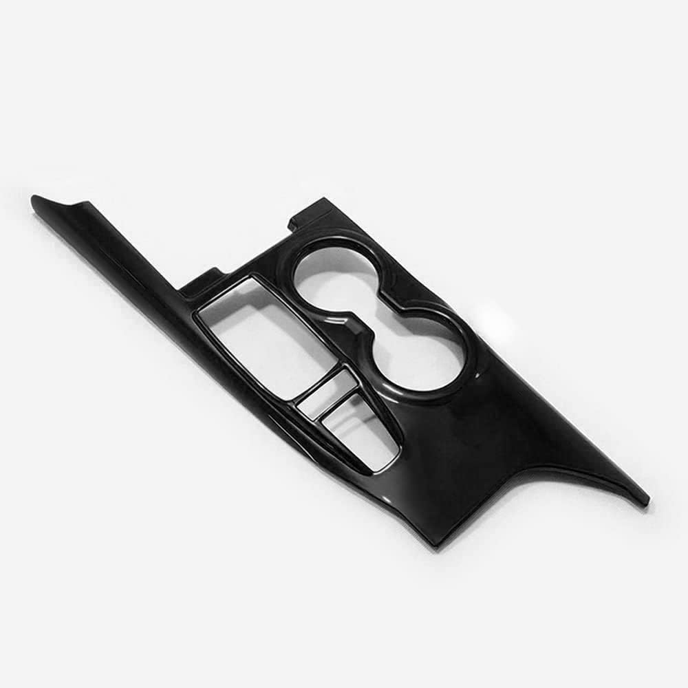XITER 1Pcs Lacquer Black ABS Gear Shift Knob Console Panel Trims Cover Cup Holder Decor Sticker for Toyota Camry LE SE TRD SE 2018 2019 2020 2021 2022 2023 2024-Without Seat Heater Switch