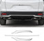 3PCS Rear Bumper Protector Guard Cover Molding Trim for Honda CRV 2022 2021 2020 Hybrid (Include HEV) Accessories Stainless Steel Material Mirror Silver