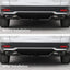 3PCS Rear Bumper Protector Guard Cover Molding Trim for Honda CRV 2022 2021 2020 Hybrid (Include HEV) Accessories Stainless Steel Material Mirror Silver
