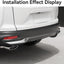 3PCS Rear Bumper Protector Guard Cover Molding Trim for Honda CRV 2022 2021 2020 Hybrid (Include HEV) Accessories Stainless Steel Material Mirror Silver