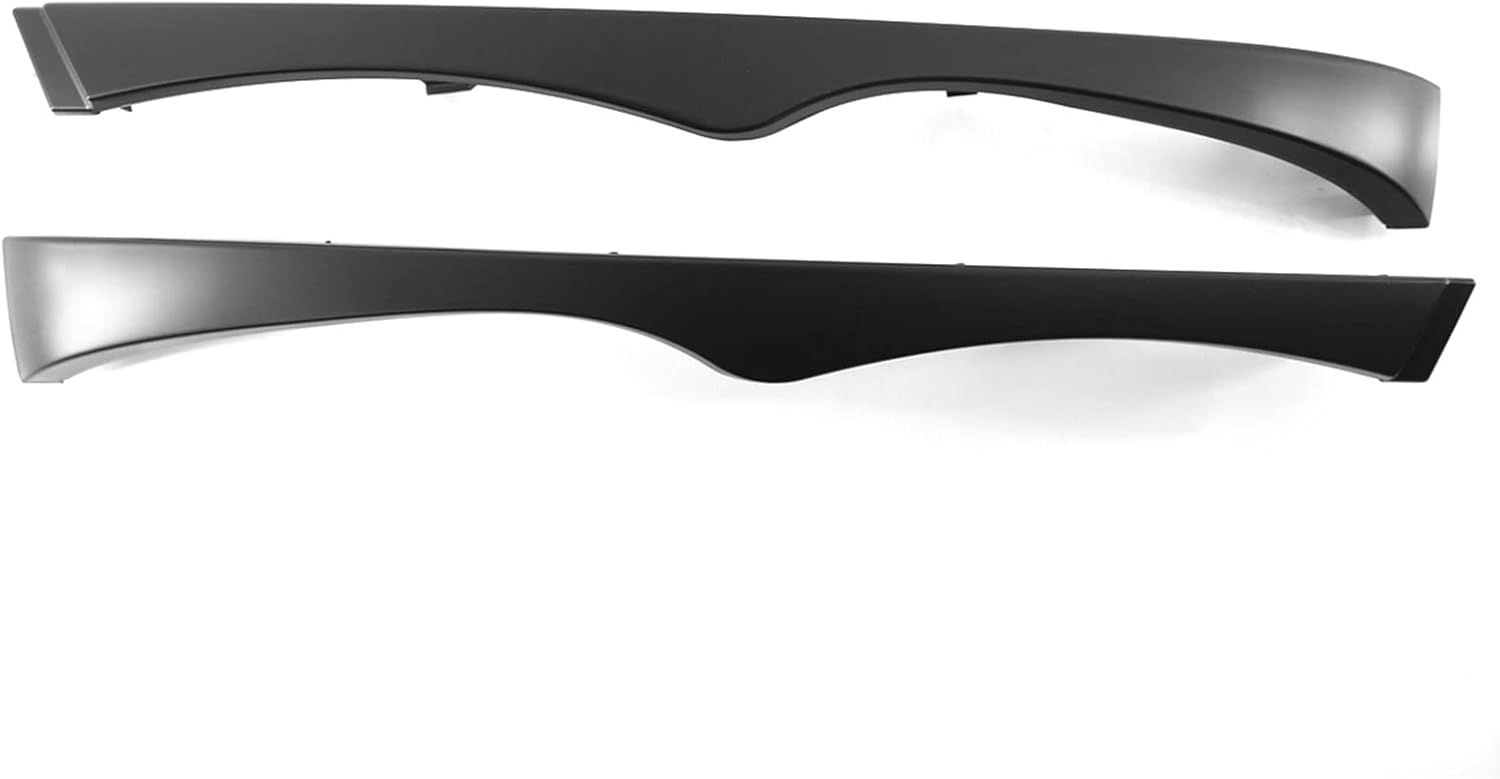 Headlight Trim Moulding Set, Headlight Trim Moulding Set Front Lower Left and Right, 2pcs Replacement for E46 2002-2005 OEM 51130030406 51130030407