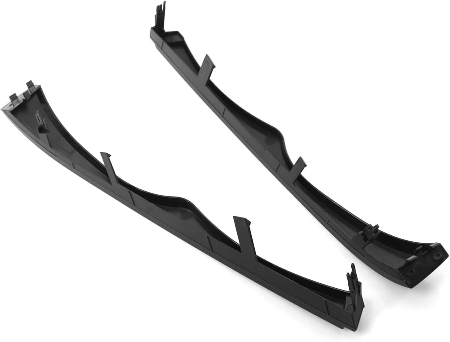 Headlight Trim Moulding Set, Headlight Trim Moulding Set Front Lower Left and Right, 2pcs Replacement for E46 2002-2005 OEM 51130030406 51130030407
