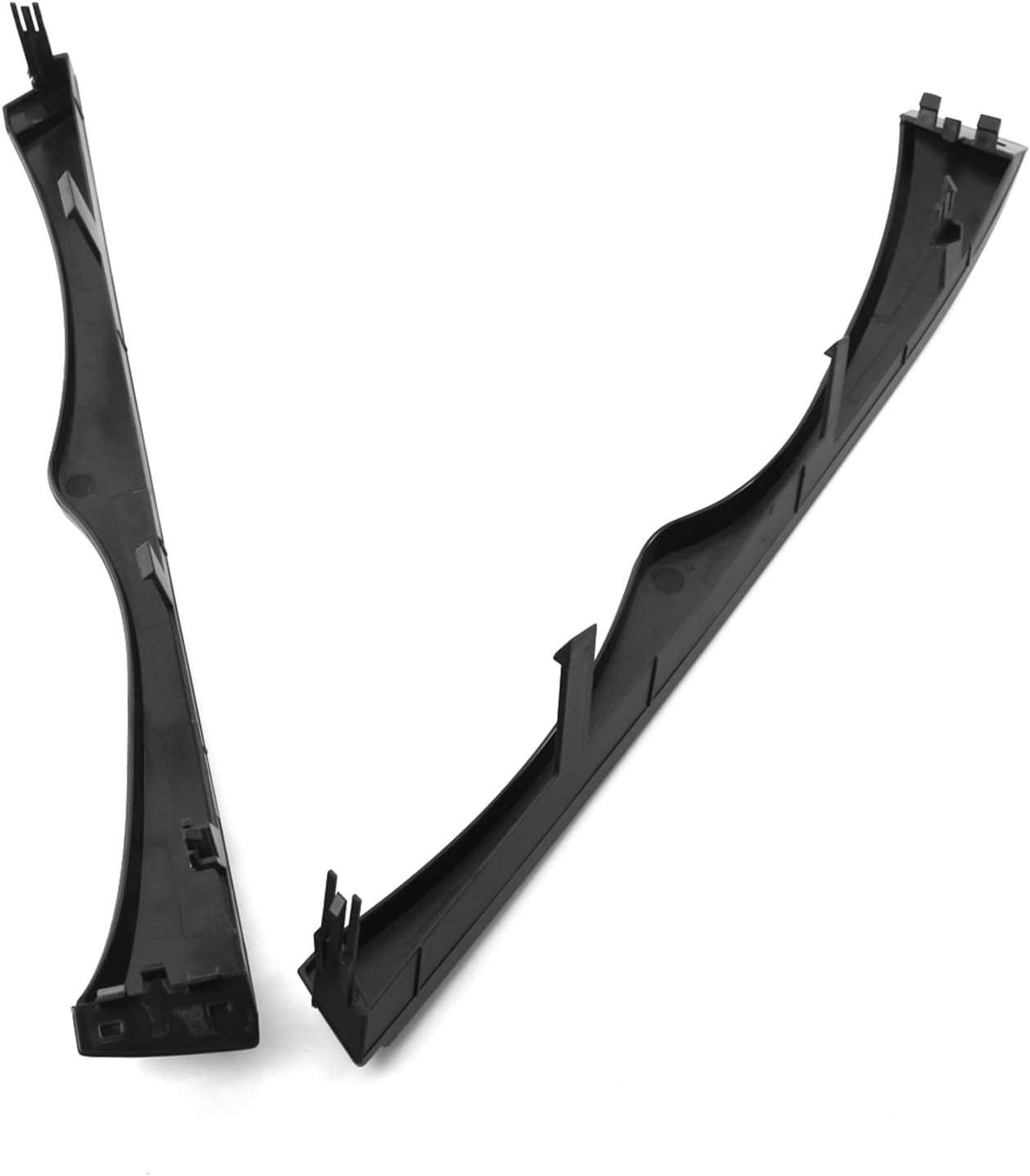 Headlight Trim Moulding Set, Headlight Trim Moulding Set Front Lower Left and Right, 2pcs Replacement for E46 2002-2005 OEM 51130030406 51130030407