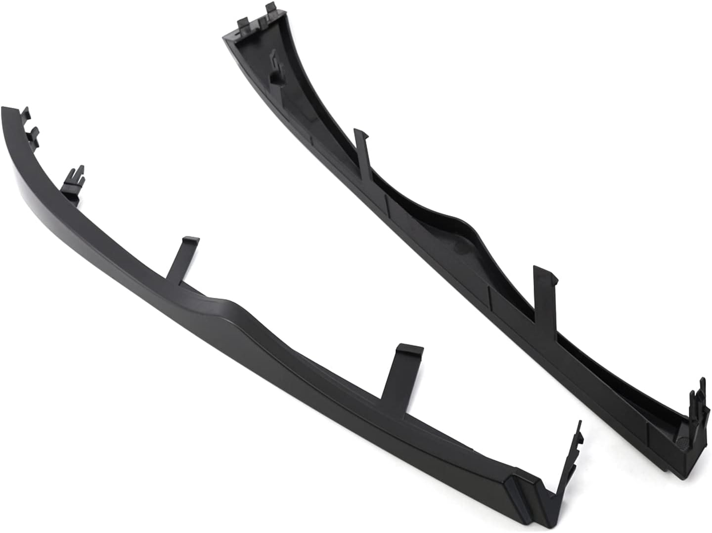 Headlight Trim Moulding Set, Headlight Trim Moulding Set Front Lower Left and Right, 2pcs Replacement for E46 2002-2005 OEM 51130030406 51130030407