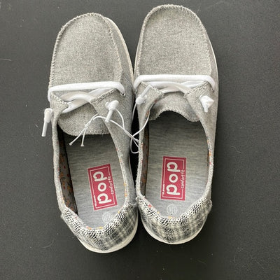 NWT POP Women’s Boating 2 Grey Shoes Size 9 M‏