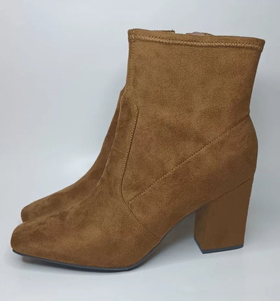 New Liz Claiborne Karder Ankle Booties Memory Foam LT Tan size 10