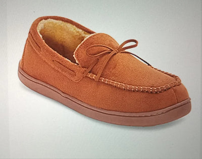 St. John's Bay Mens Moccasin Slippers brown Color