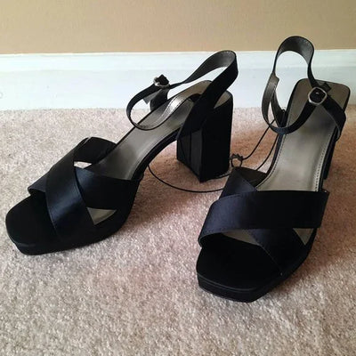 SOLD Worthington Ladee Black Sandals size 6.5