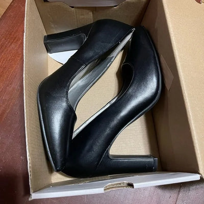 Worthington chunky heel pumps size6