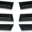 Window Visor 6 Piece Set for Toyota RAV4 2013 2014 2015 2016 2017 2018 Safe RAIN Out-Channel Guard Deflector (for RAV4 13-18 6-Piece Set)