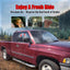 IKON MOTORSPORTS in Channel Window Visors Compatible with 1994-2001 Dodge Ram, Smoke Slim Style Wind Deflector 2Pcs, 1995 1996 1997 1998 1999 2000