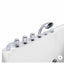72" Alcove Whirlpool LED Bathtub for 2 Persons with Left Drain