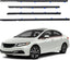 Car Window Weather Stripping Molding Trim Belt,Compatible with Honda Civic 2012-2015 4-Door Sedan,Replace#72450-TR0-A01 72410-TR0-A01 72950-TR0-A01 72910-TR0-A01