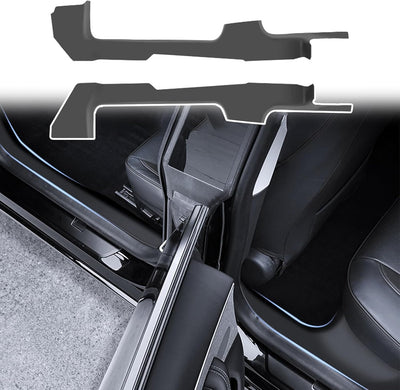 Scratch Protection Door Sill Protector for Tesla Model 3 Highland 2024 Front and Rear Door Entry Guard Scuff Plate TPE Door Sill Threshold Protector