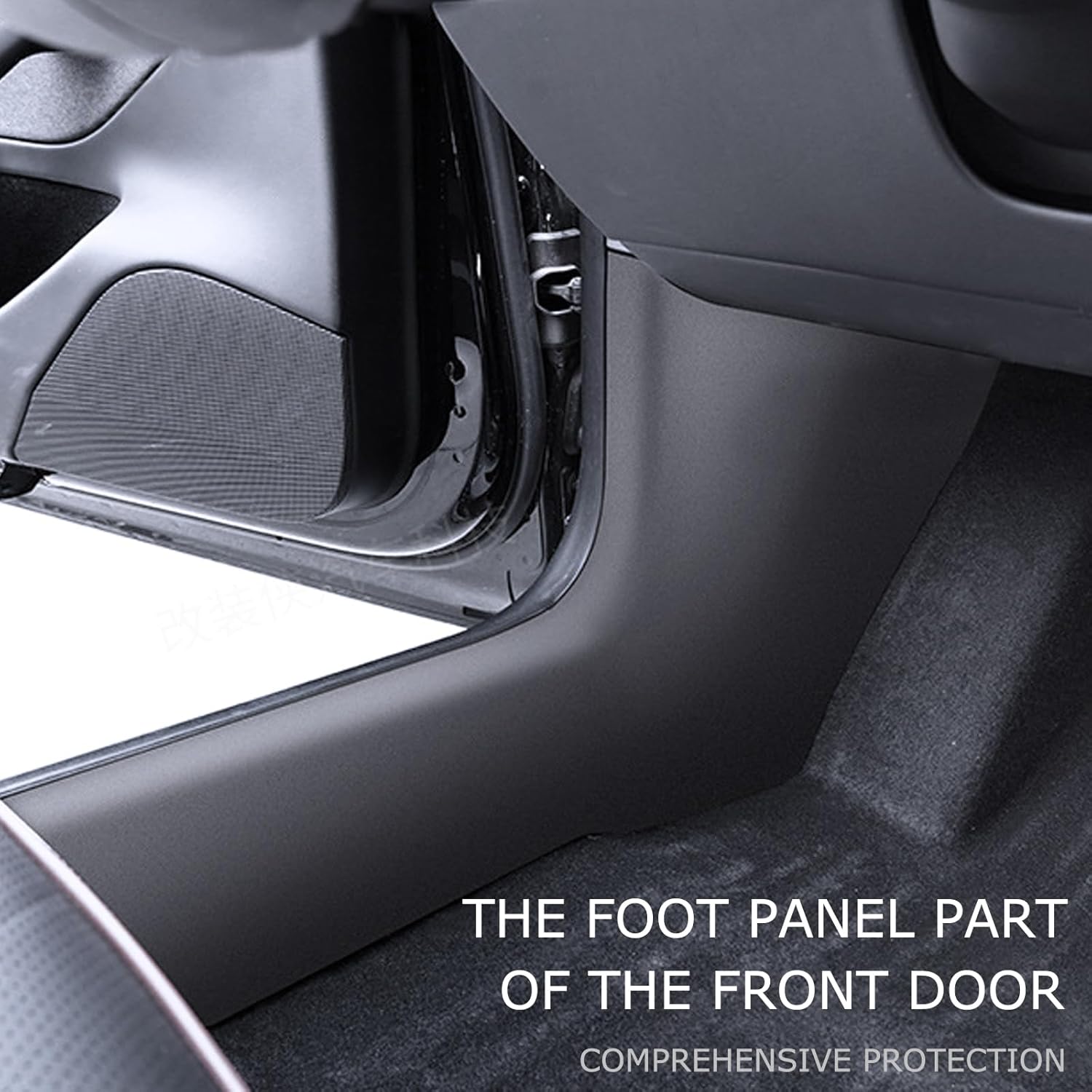 Scratch Protection Door Sill Protector for Tesla Model 3 Highland 2024 Front and Rear Door Entry Guard Scuff Plate TPE Door Sill Threshold Protector