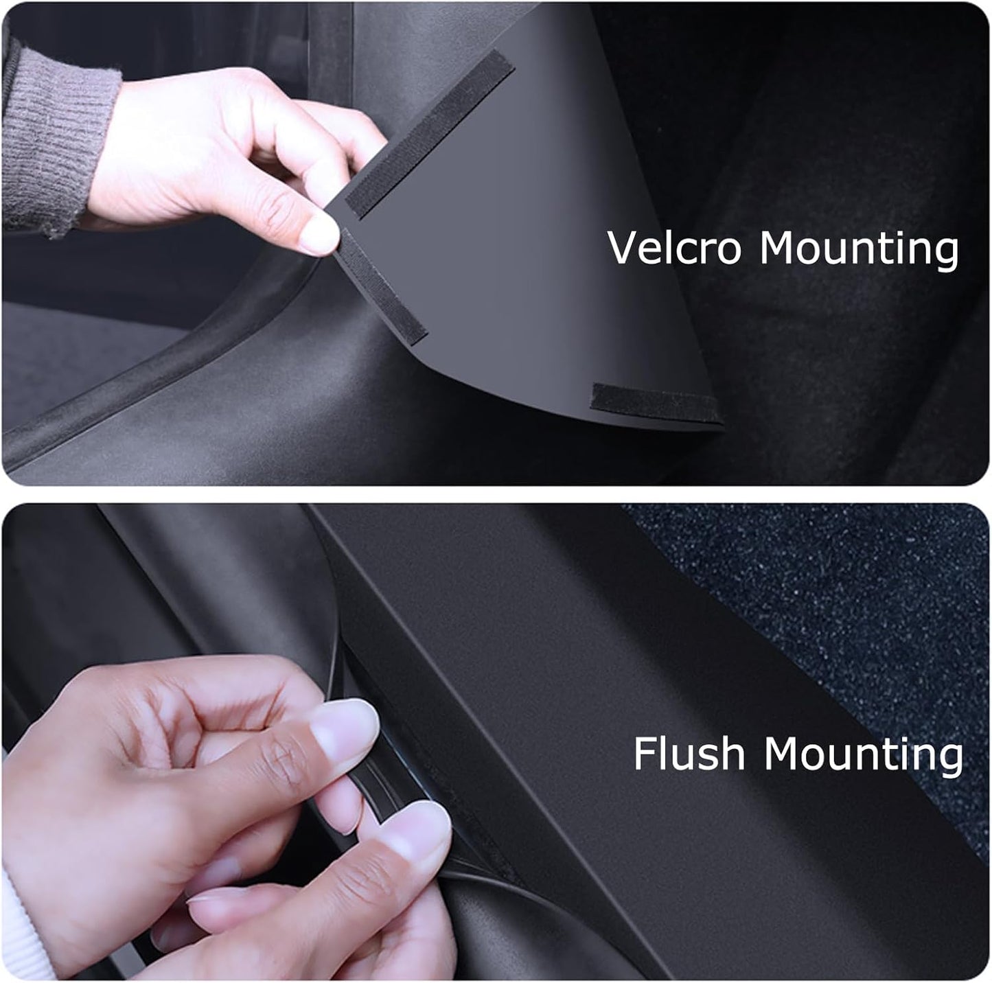 Scratch Protection Door Sill Protector for Tesla Model 3 Highland 2024 Front and Rear Door Entry Guard Scuff Plate TPE Door Sill Threshold Protector