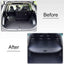 kaungka Cargo Cover Retractable Compatible with 2022 Kia EV6 Black Trunk Shielding Shade