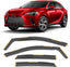 Shatterproof in-Channel Window Rain Guards for 2023-2025 Lexus RX 350H 450H, Extra Durable Window Deflectors, Vent Window Visors for Cars, Vent Deflector, 4pcs