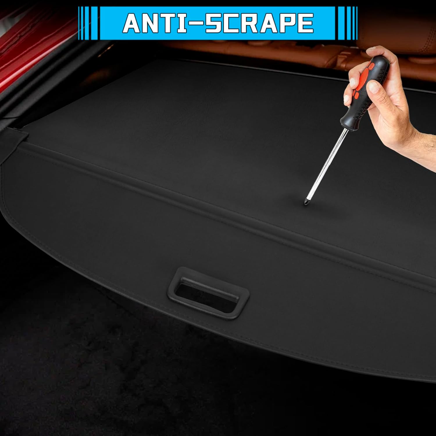 Retractable Cargo Cover Compatible with Audi Q5 SQ5 2018 2019 2020 2021 2022 2023, Car Trunk Organizer Cover Luggage Cargo Security Shield Shade